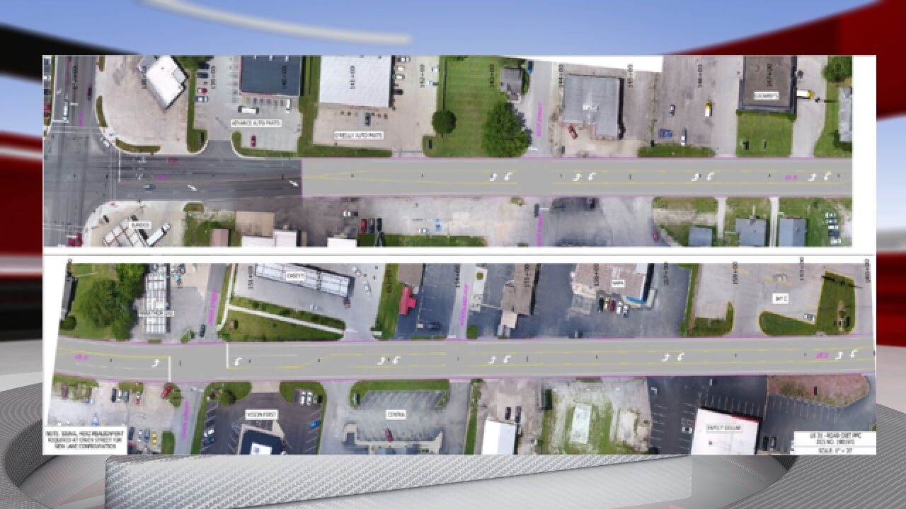 Lane reconfiguring project planned for US 31 in Scottsburg